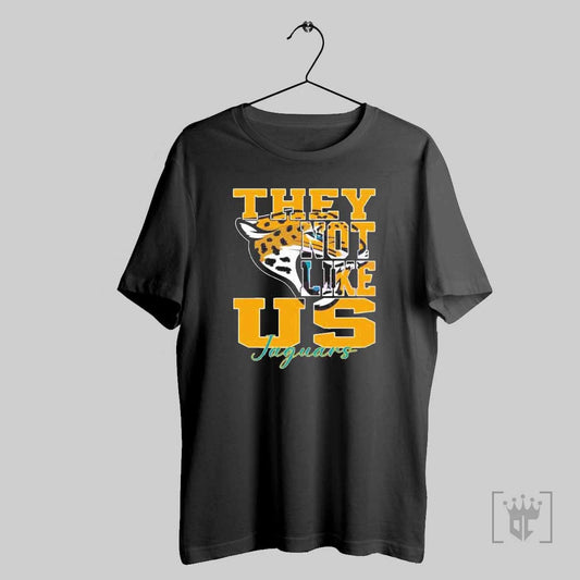 They Not Like Us Jacksonville Jaguars Nfl Football T Shirt