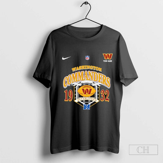 Washington Commanders Personalized Heavy T-shirt