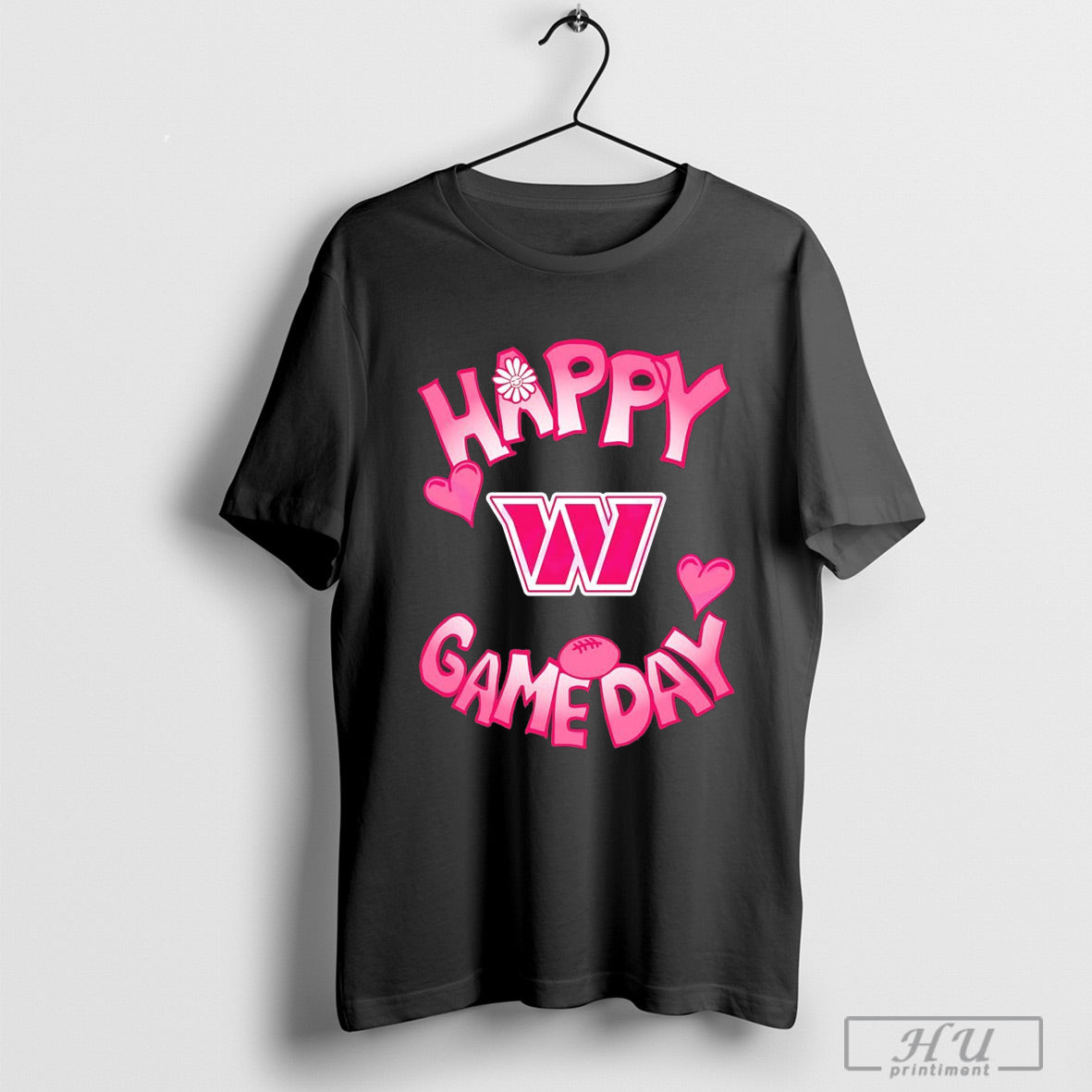 Washington Commanders Nfl Valentines Day Happy Gameday T Shirt
