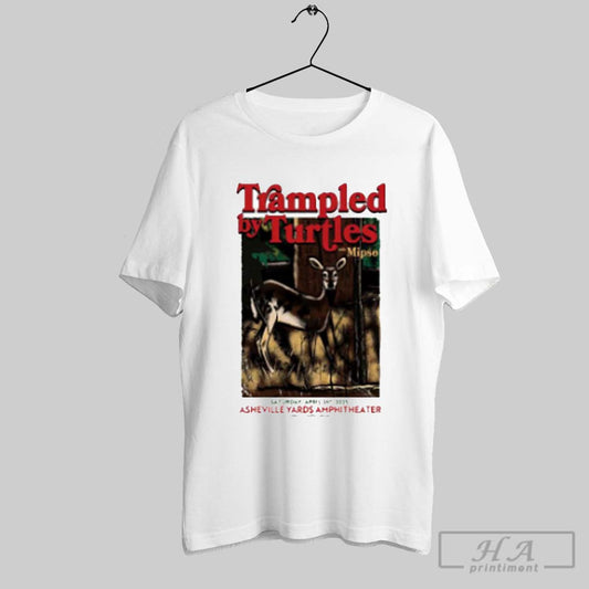 Trampled By Turtles With Mipso Asheville Yards Amphitheater North Carolina April 26th 2025 T Shirts