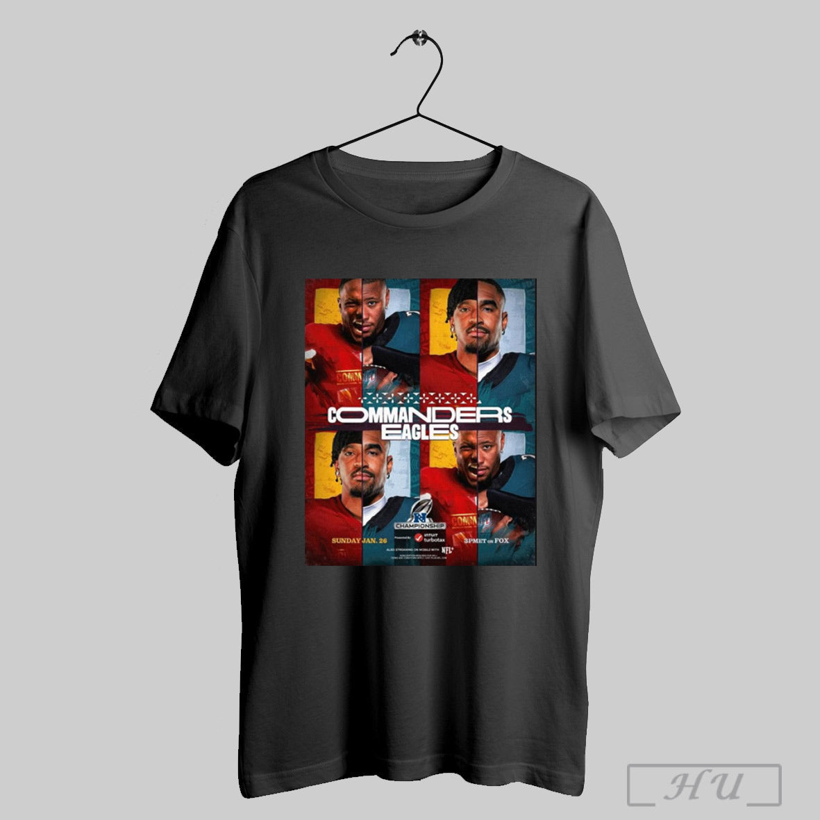 Washington Commanders Vs Philadelphia Eagles Nfc Championship Super Bowl Lix Nfl On Fox Poster T Shirt