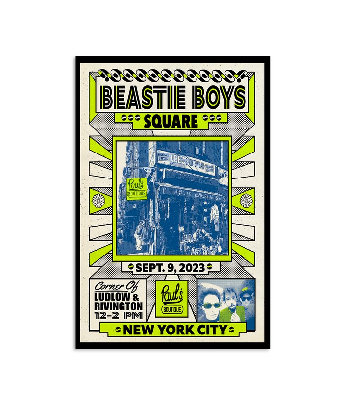 Beastie Boys September 9th 2023 New York City Poster