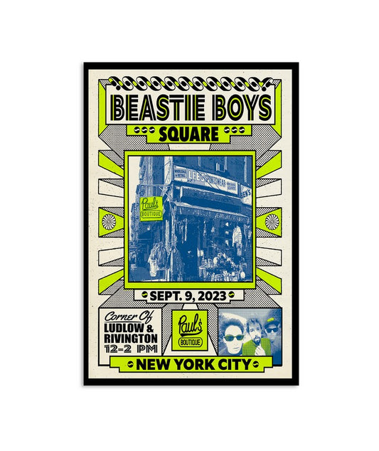 Beastie Boys September 9th 2023 New York City Poster