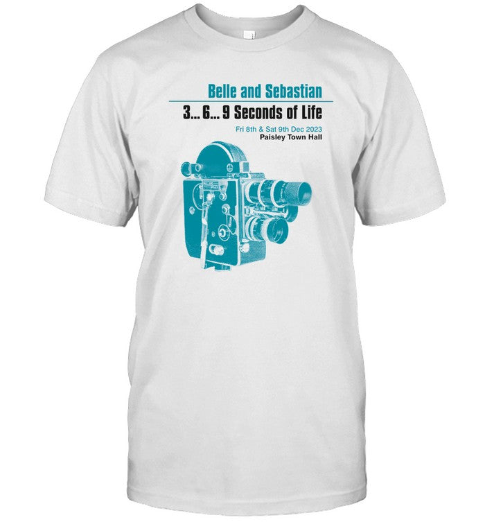 Belle and Sebastian Dec 8 & 9, 2023 Paisley Town Hall T-Shirt