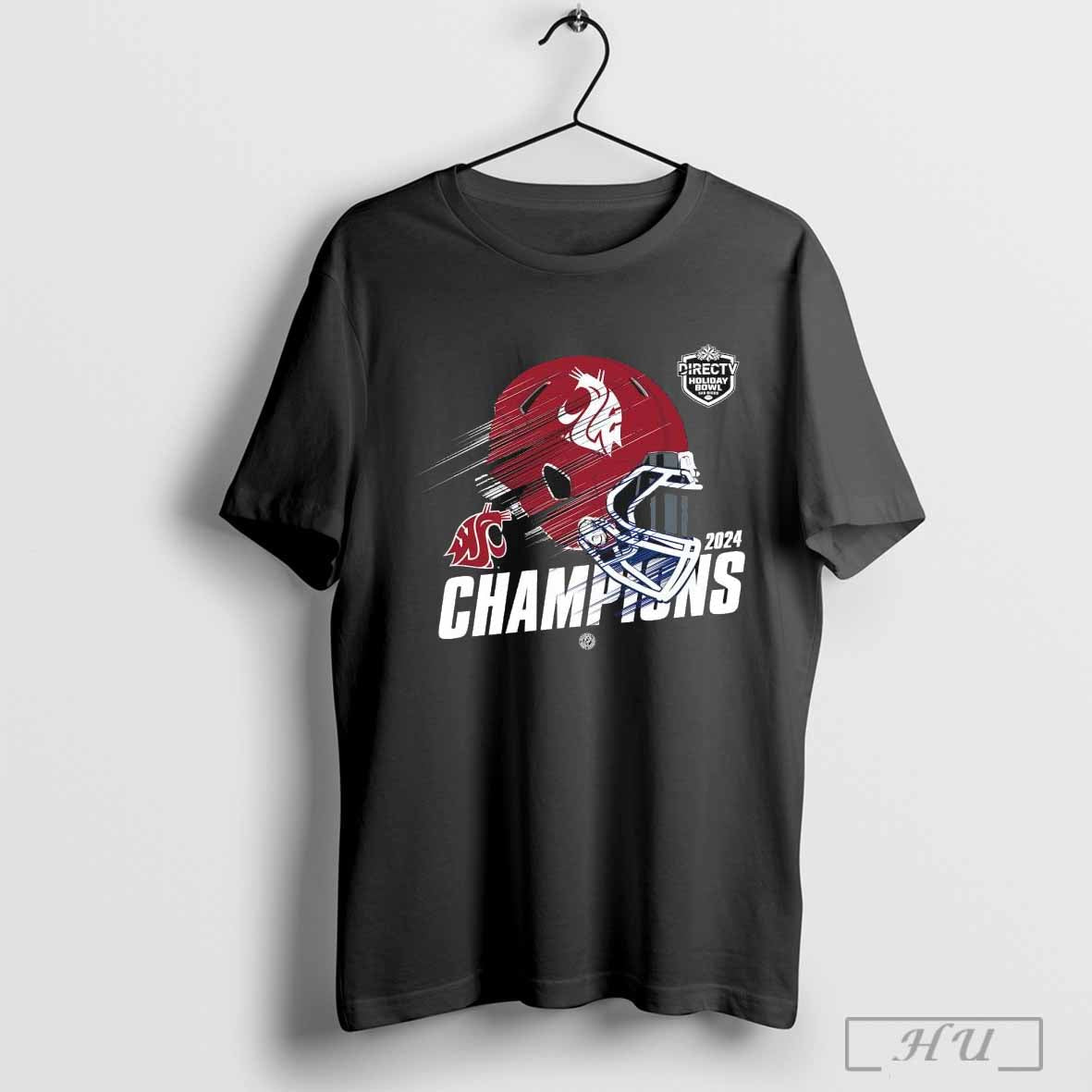 Washington State Cougars 2024 Directv Holiday Bowl Champions Shirt
