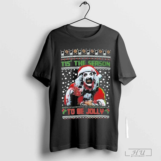 Tis The Season To Be Jolly Terrifier 3 Cookie 2024 T-Shirt