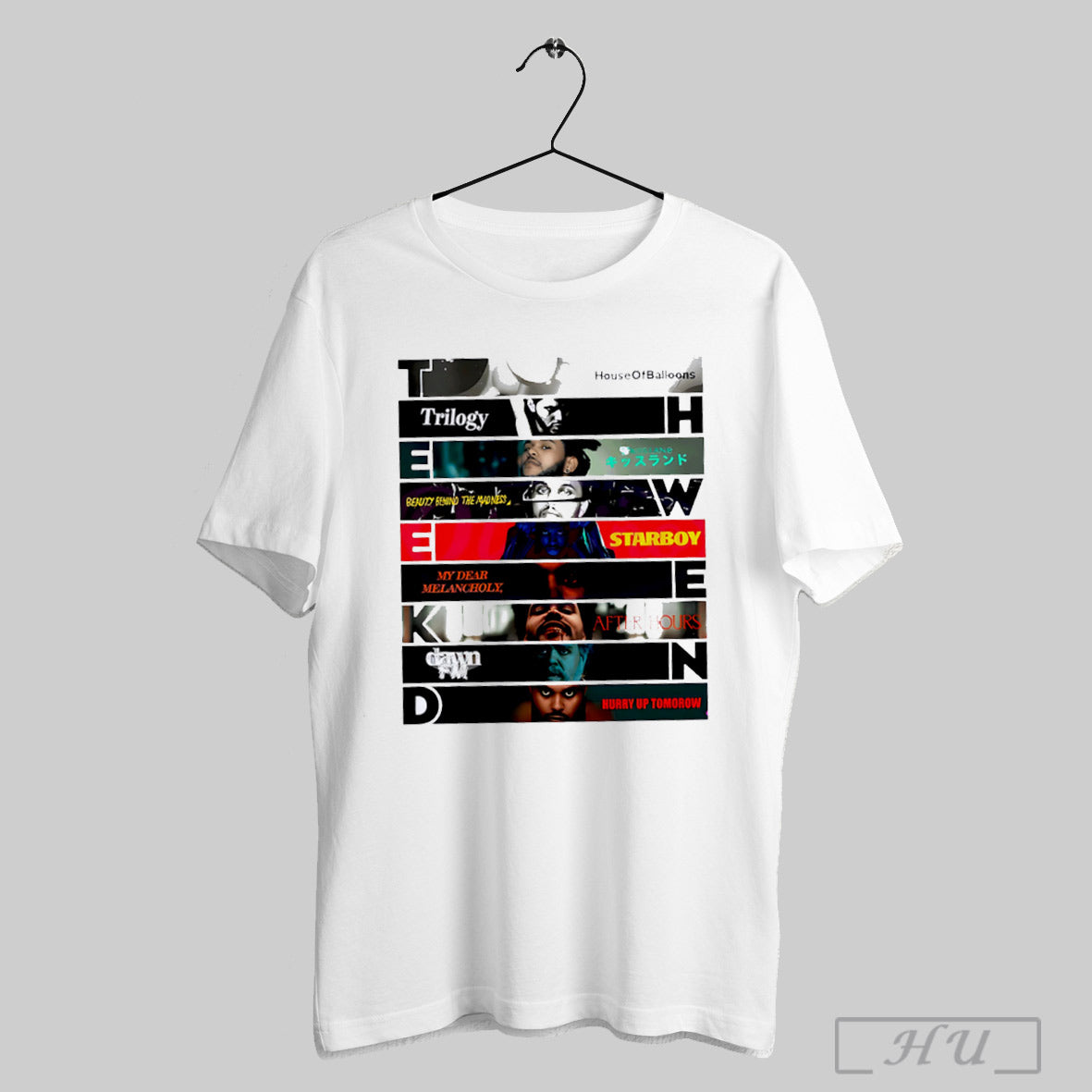 The Weeknd Alphabet Albums Graphic Retro Shirt Sweatshirt