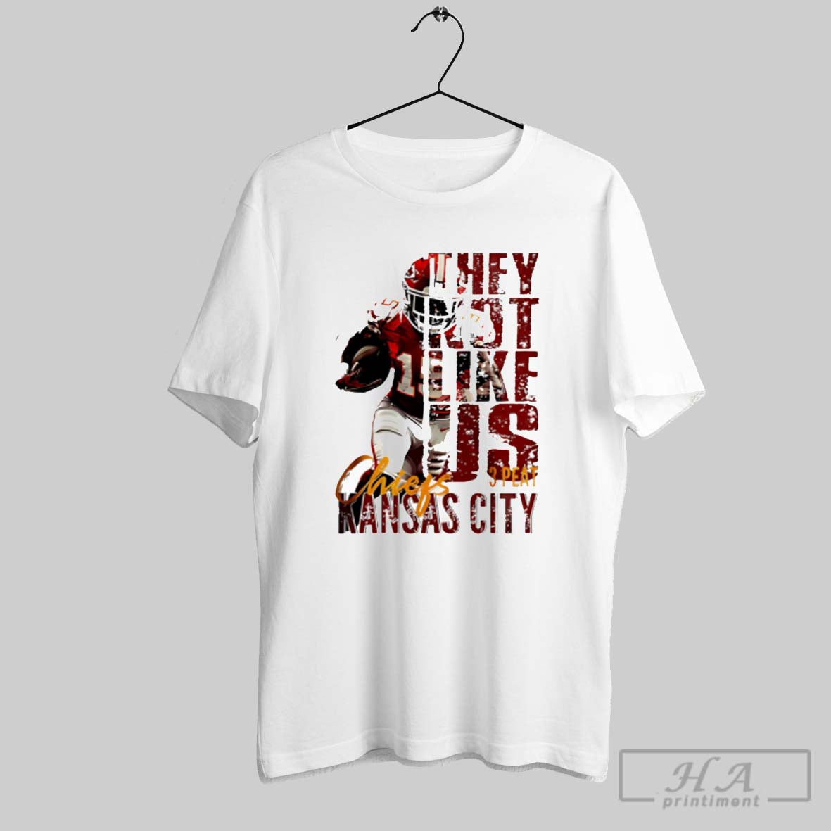 They Not Like Us Kansas City Chiefs 3 Peat Shirt