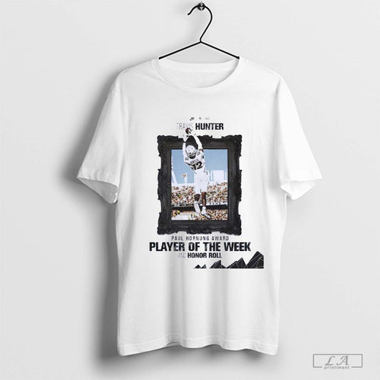 Travis Hunter Has Been Named The Paul Hornung Award National Player Of The Week And Honor Roll Honoree Shirt