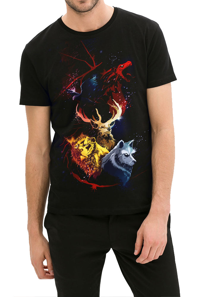 Game Of Thrones Black T-Shirt Style002