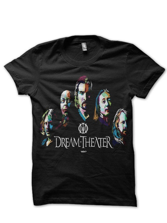 Dream Theater Band Black T-Shirt