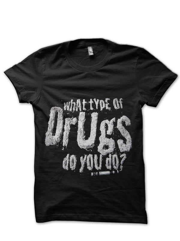 Confessions of a Drug Addict Black T-Shirt