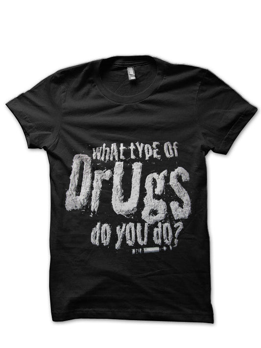 Confessions of a Drug Addict Black T-Shirt