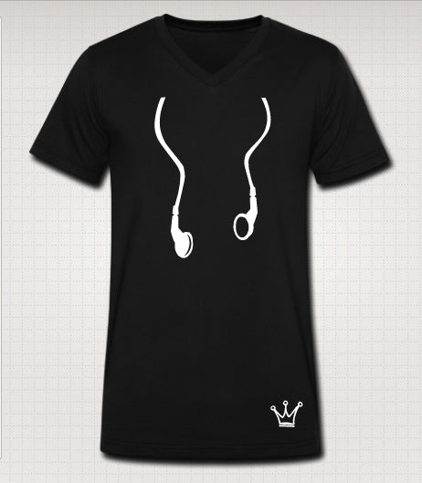 Ear Piece V-Neck