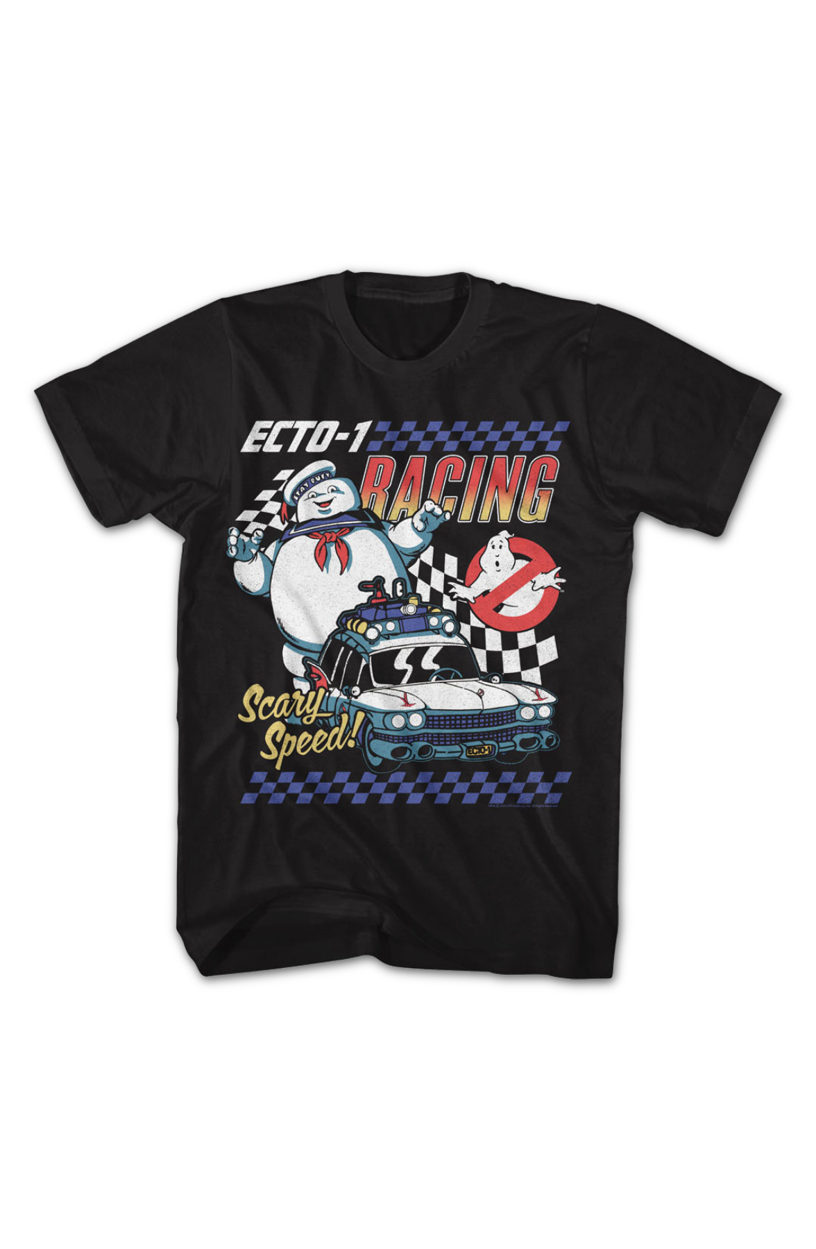 Ecto-1 Racing Real Ghostbusters T-Shirt