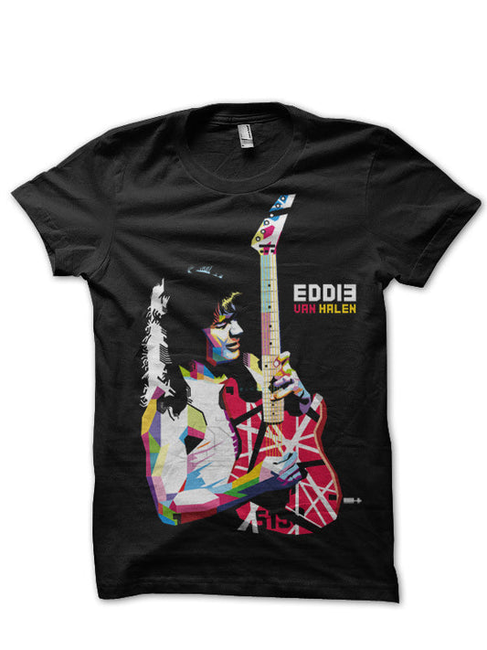 Eddie Van Halen Black T-Shirt Style001