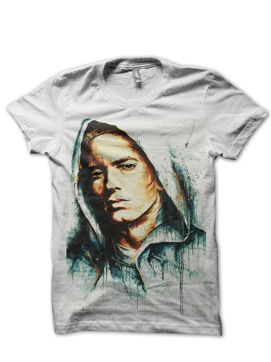 Eminem White T-Shirt Style001