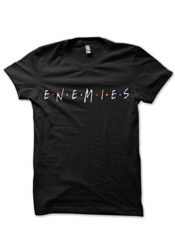 Enemies â€“ Friends Black T-Shirt