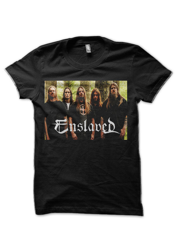 Enslaved Black T-Shirt
