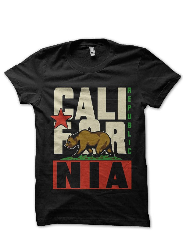 California Black T-Shirt