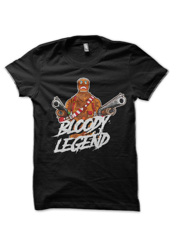 Lazerbeam â€“ Bloody Legend Black T-Shirt