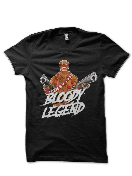 Lazerbeam â€“ Bloody Legend Black T-Shirt