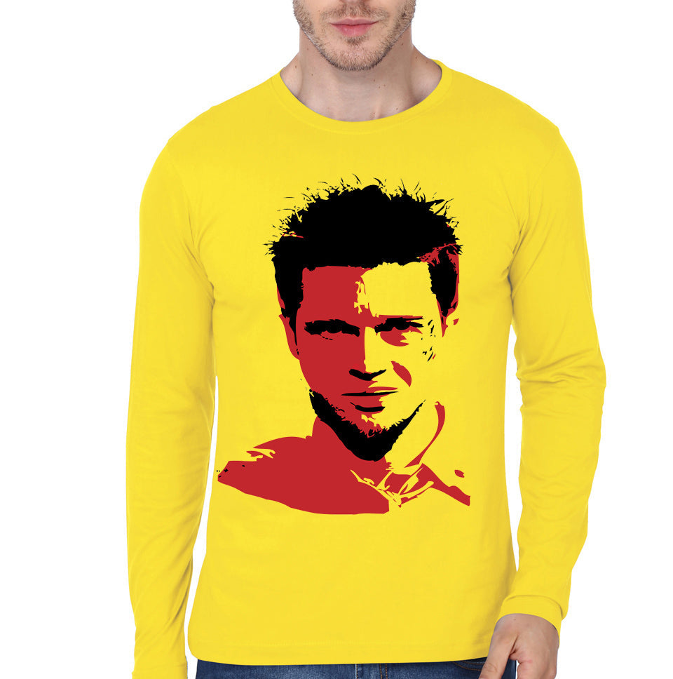Fight Club Yellow Full Sleeve Tee