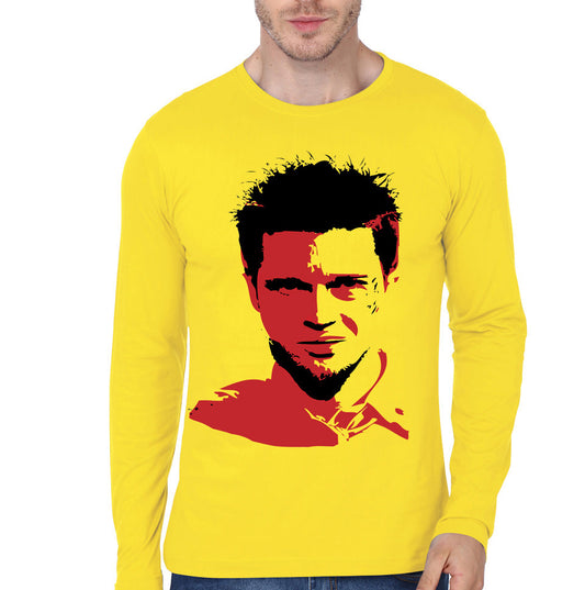 Fight Club Yellow Full Sleeve Tee