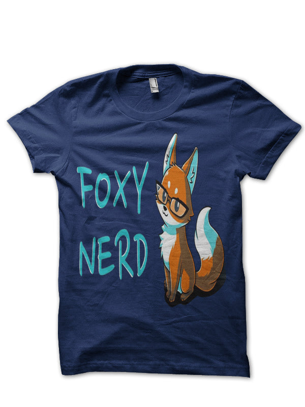 Foxy Nerd Half Sleeve T-Shirt