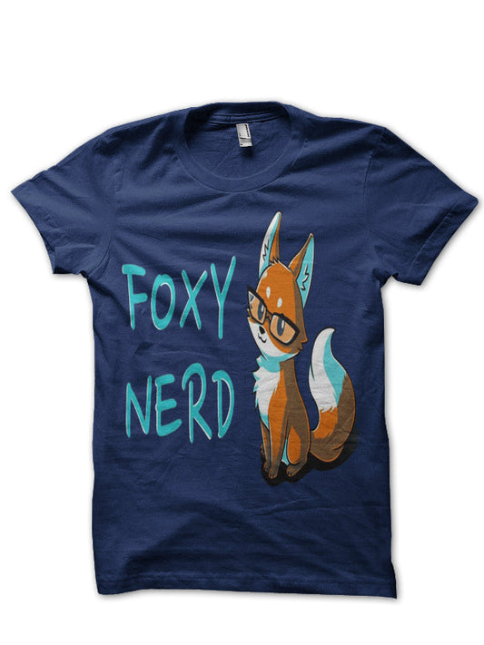 Foxy Nerd Half Sleeve T-Shirt