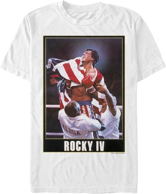 Framed Poster Rocky IV T-Shirt