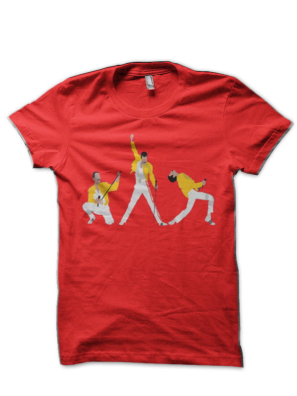 Freddie Mercury Red T-Shirt
