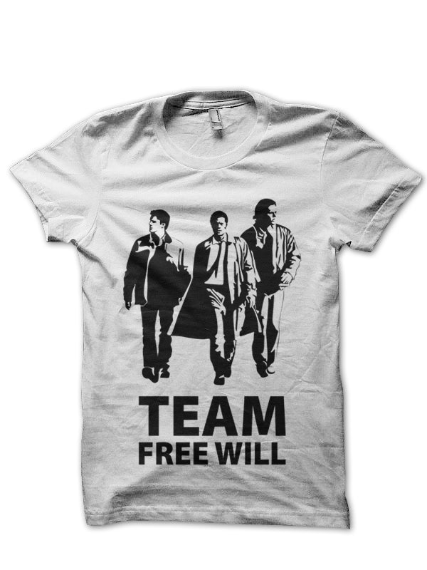 Team Free Will White T-Shirt