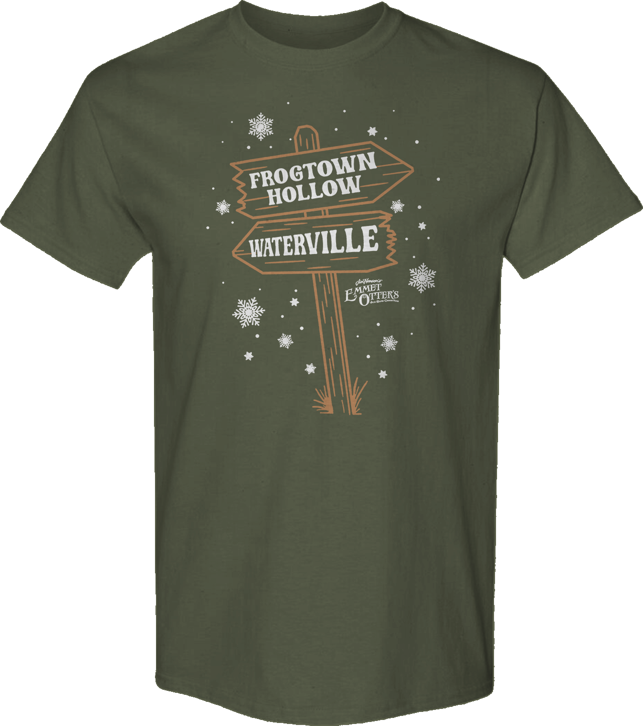 Frogtown Hollow & Waterville Signs Emmet Otter T-Shirt