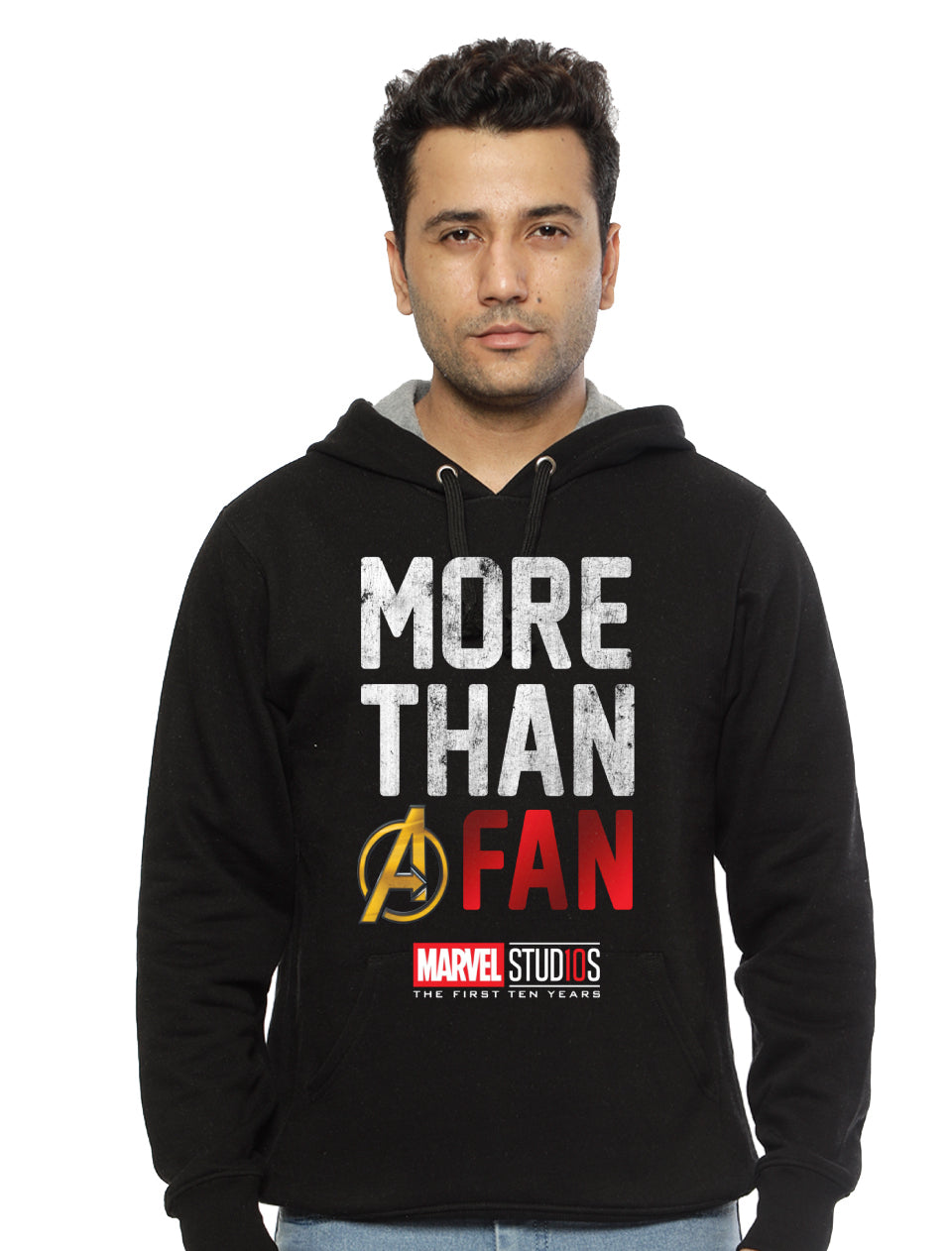 More Than A Fan Marvel Black Hoodie