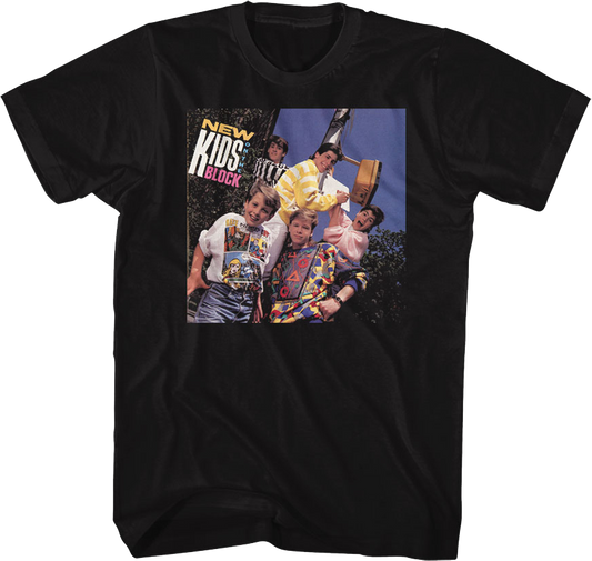 Front & Back Debut Album New Kids On The Block T-Shirt