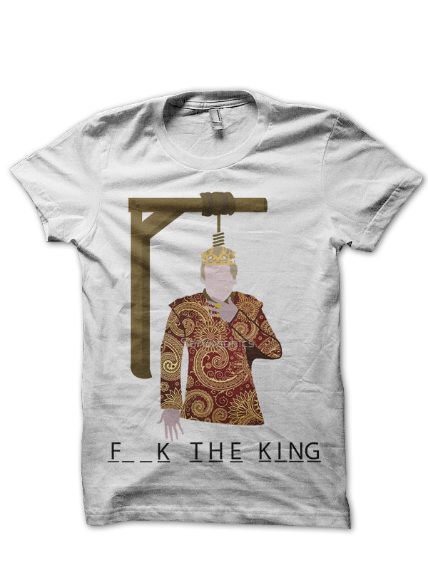 F_ _K The King White Tee