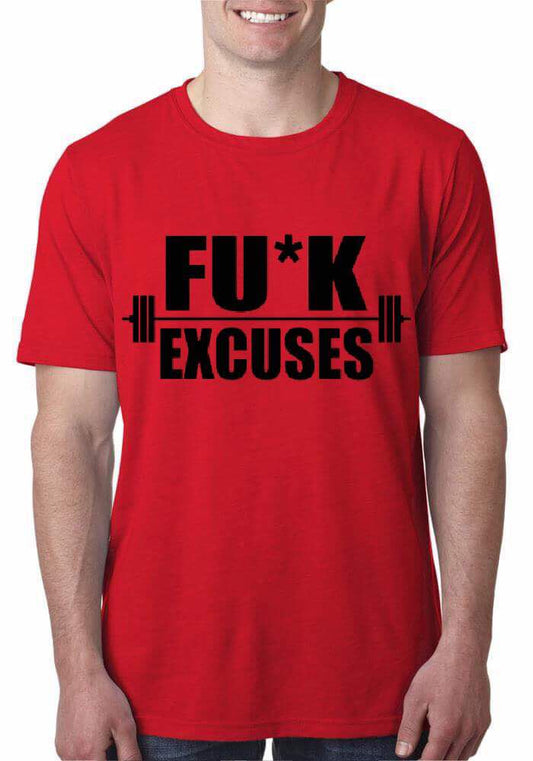 Fuck Exuses Red T-Shirt