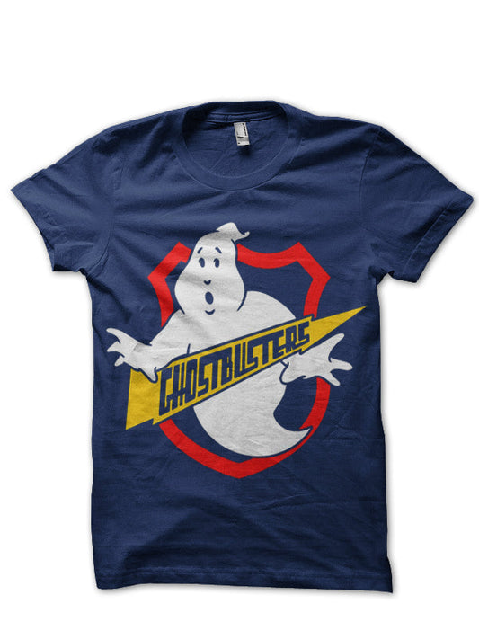Ghost Buster Navy Blue Tee Style001