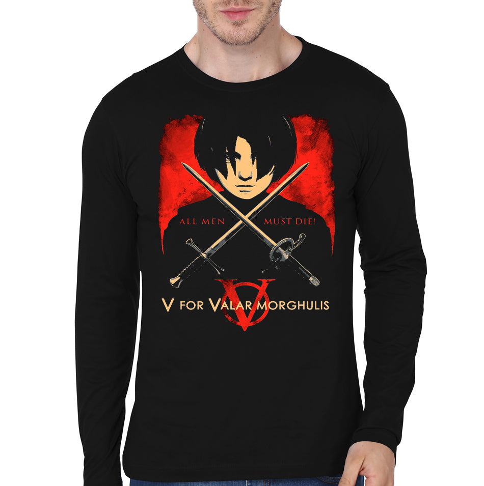 Game Of Anarchy Black Full Sleeve Tee