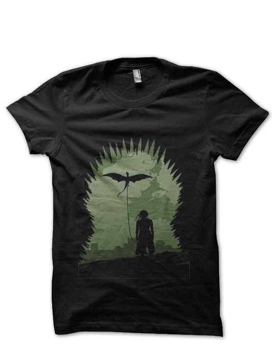Game Of Thrones Black Half Sleeve T-Shirt Style009