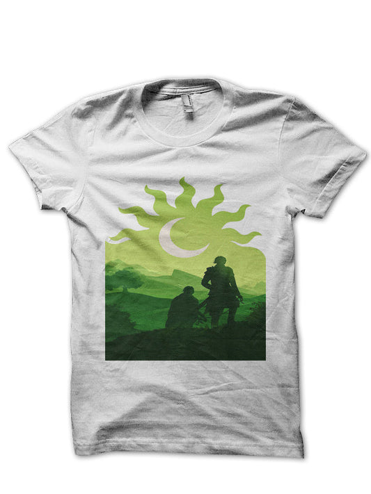 Game Of Thrones White Half Sleeve T-Shirt Style009