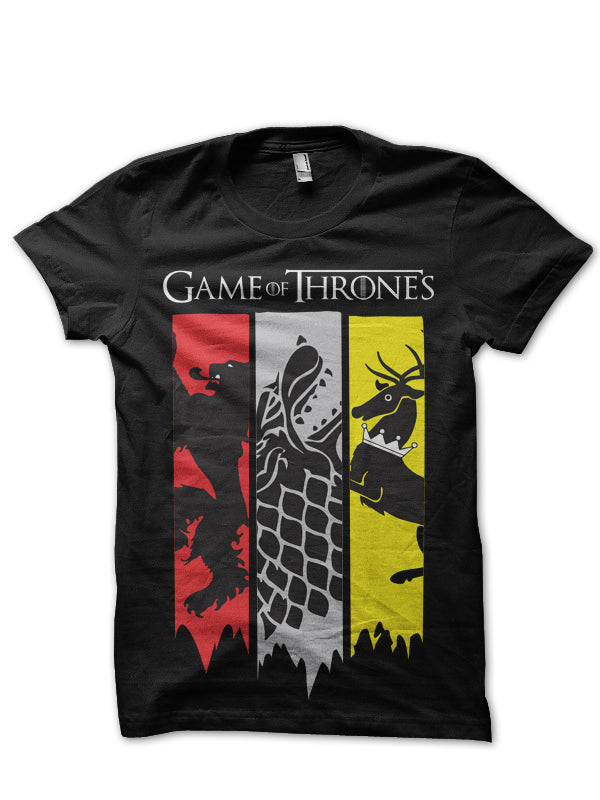 Game Of Thrones Black T-Shirt Style009