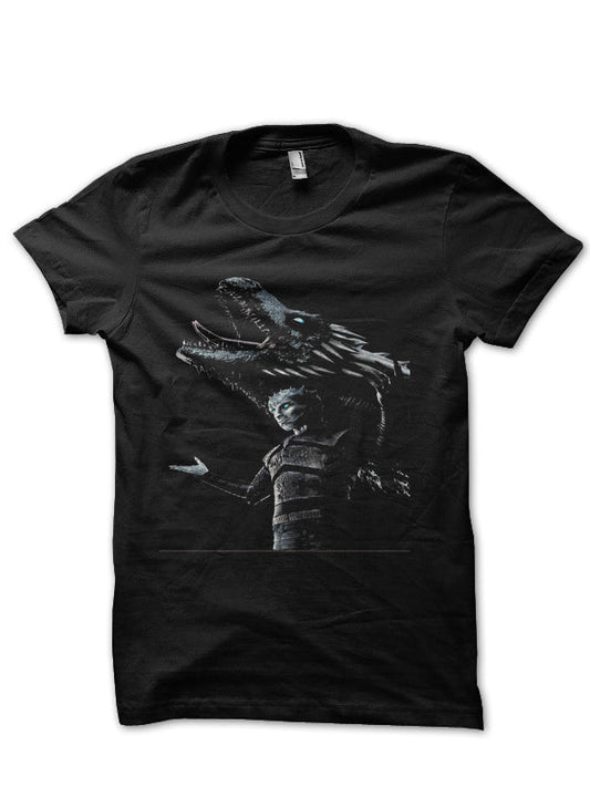 Game Of Thrones Black Half Sleeve T-Shirt Style004