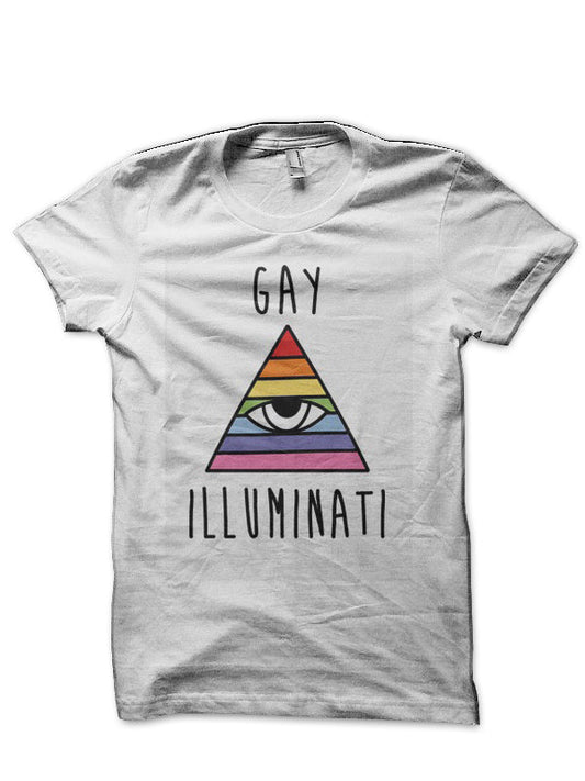 Gay Illuminati Half Sleeve T-Shirt
