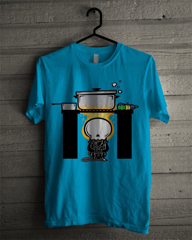 Ghost Cook Sky Blue Tee