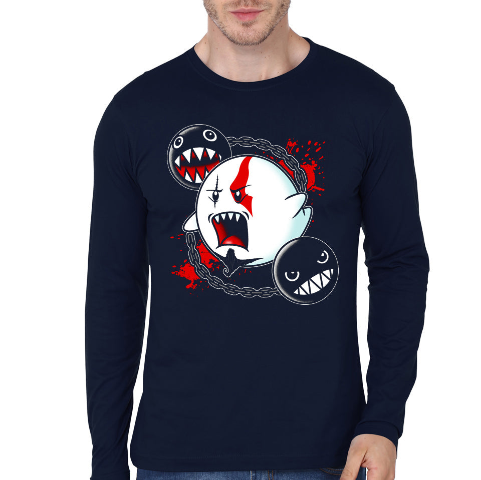 Ghost Kratos Navy Blue Full Sleeve Tee