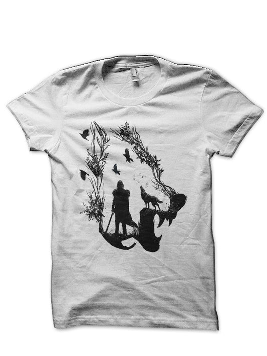 Game Of Thrones White T-Shirt