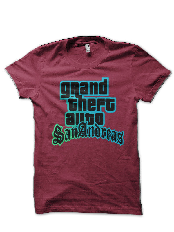 Grand Theft Auto San Andreas T-Shirt Style006