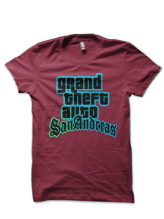 Grand Theft Auto San Andreas T-Shirt Style006
